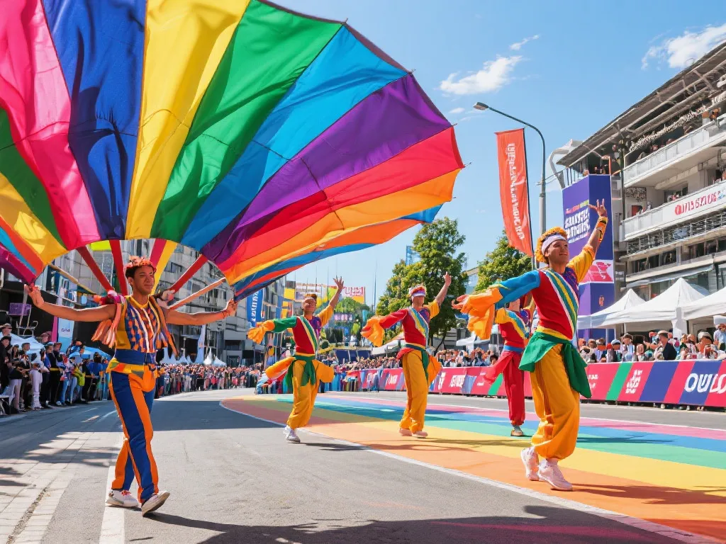 艺术为桥，激情为帆：十五运会氛围燃起来了！